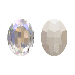 Moonlight Oval Shape High Quality Glass Pointed Back Fancy Rhinestones