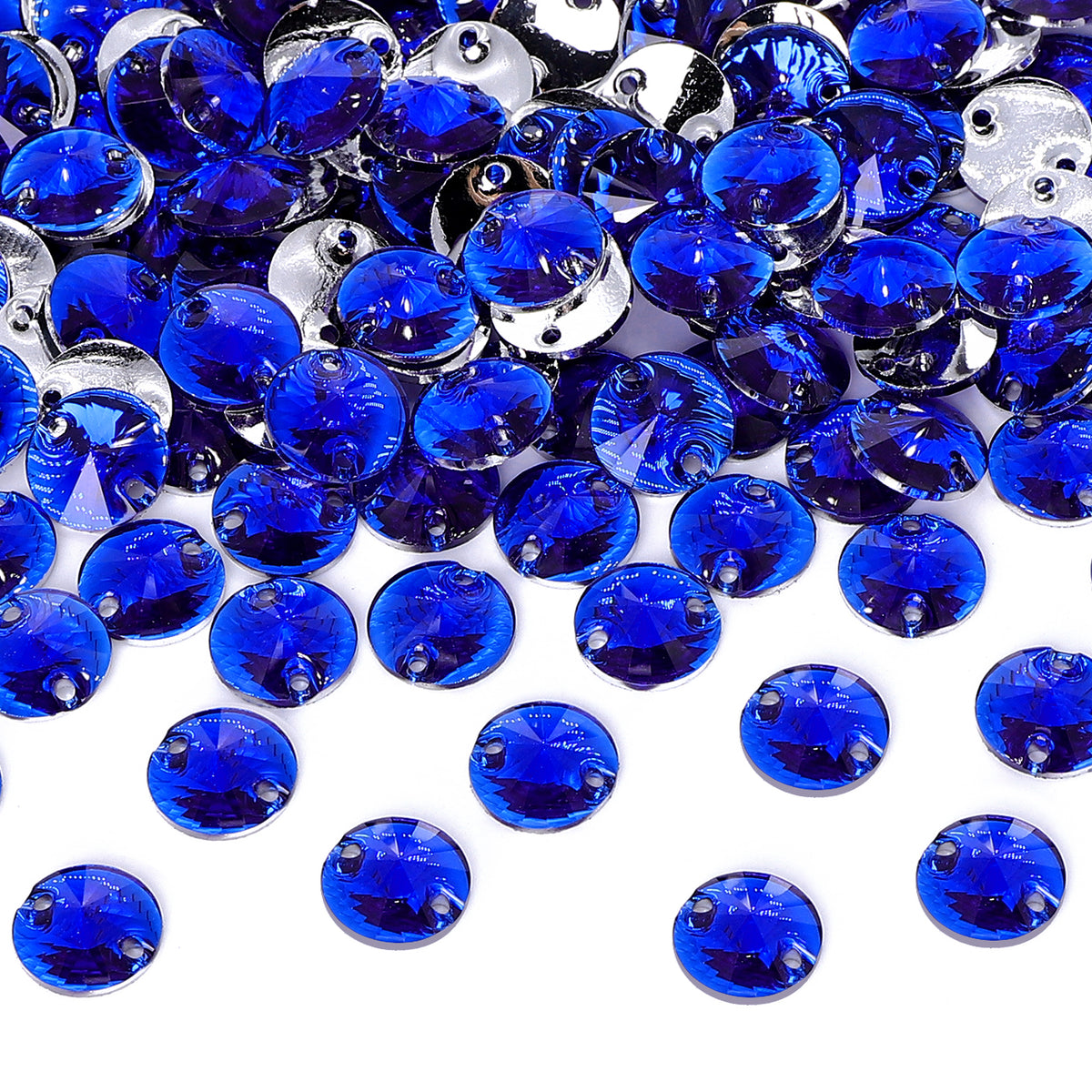 Rivoli Sapphire Resin Sew-on Rhinestones For Dance Costume