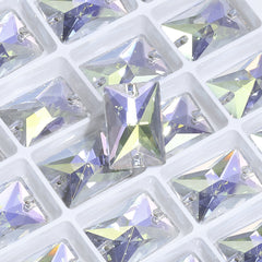 Crystal Transmission Rectangle Shape High Quality Glass Sew-on Rhinestones