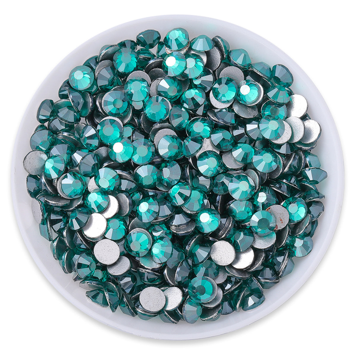 Star Blue Zircon Glass FlatBack Rhinestones Silver Back WholesaleRhinestone