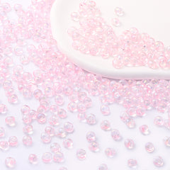 TMAB013 Transparent AB Drop Shape Glass Seed Beads