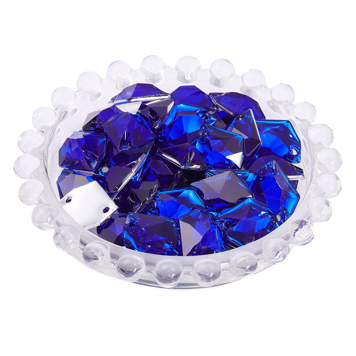 Cosmic Sapphire Resin Sew-on Rhinestones For Dance Costume