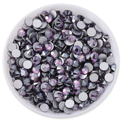 Star Tanzanite Glass FlatBack Rhinestones Silver Back WholesaleRhinestone