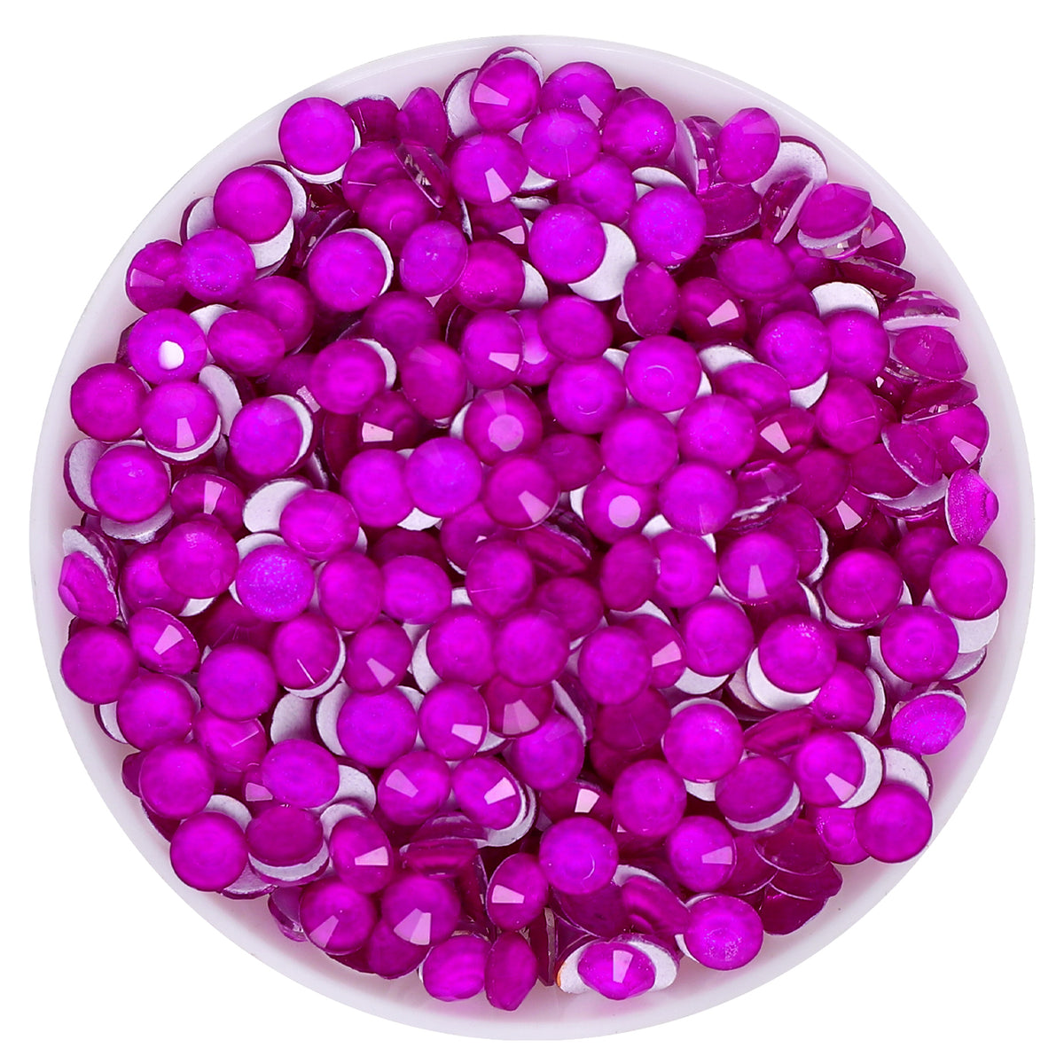 Neon Purple Glass FlatBack Neon Rhinestones