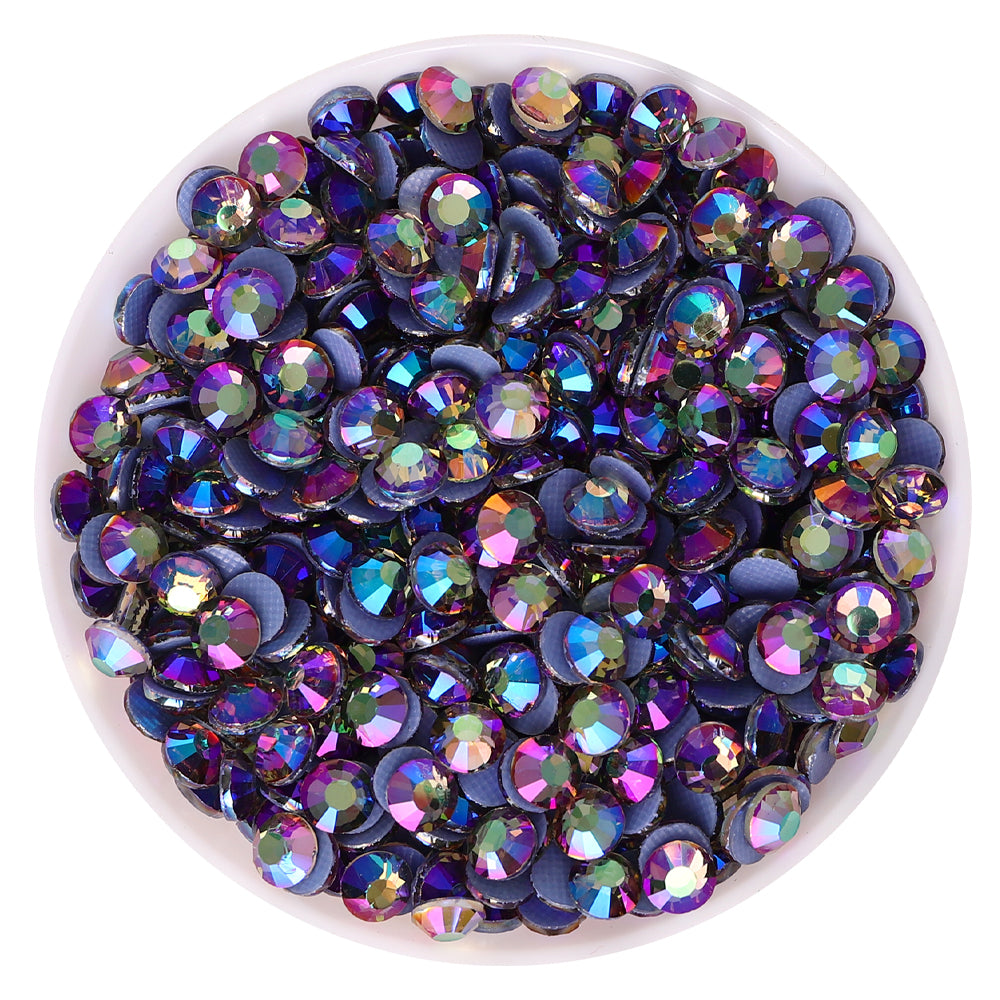 Paradise Blue Star Glass HotFix Rhinestones