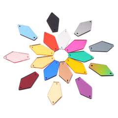 Arrow Shape Multi Colors Acrylic Sew-on Mirror For Dance Costume