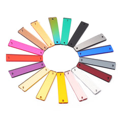 Strip Shape Multi Colors Acrylic Sew-on Mirror For Dance Costume