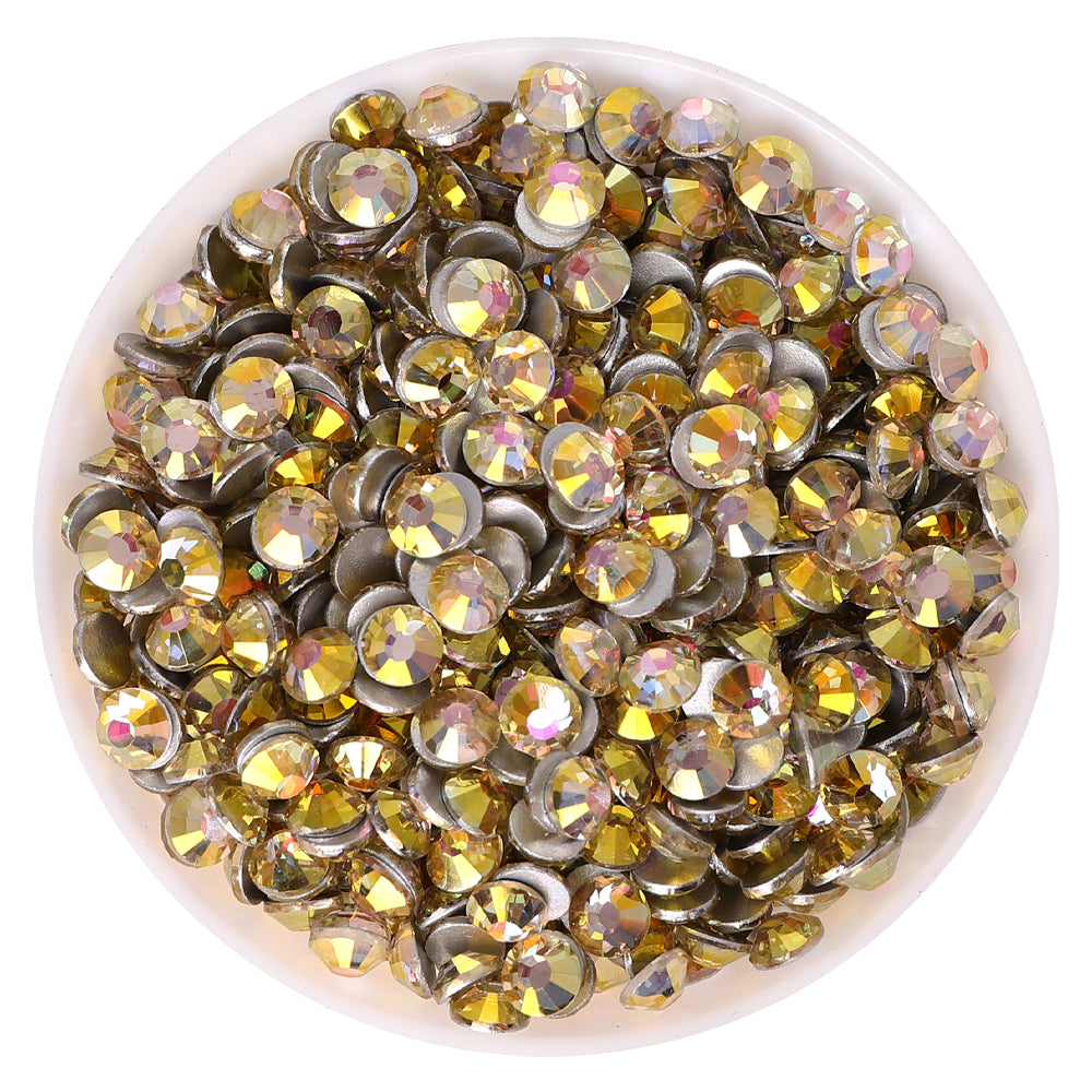 Silk Moonlight Glass FlatBack Rhinestones Silver Back WholesaleRhinestone