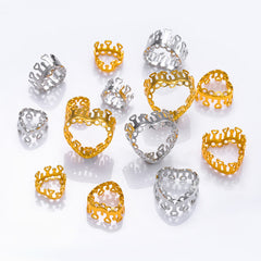 Maxi Heart Shape High-Quality Sew-on Nest Hollow Claw For Rhinestone Claw settings