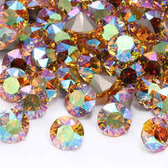 Crystal Sun XIRIUS Chaton Shape High Quality Glass Pointed Back Fancy Rhinestones