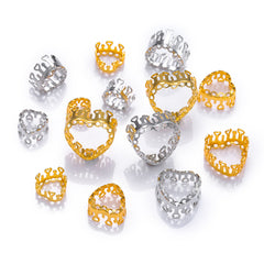 Maxi Heart Shape High-Quality Sew-on Nest Hollow Claw For Rhinestone Claw settings