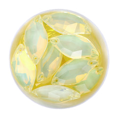 Jonquil AM Diamond Leaf Shape High Quality Glass Sew-on Rhinestones