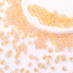 TMAB010 Transparent AB Drop Shape Glass Seed Beads