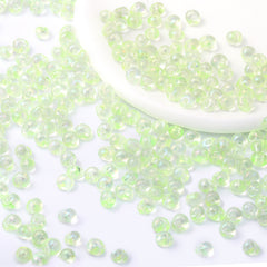 TMAB007 Transparent AB Drop Shape Glass Seed Beads