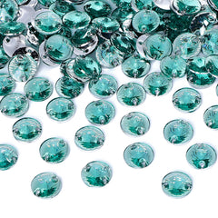 Rivoli Aquamarine Resin Sew-on Rhinestones For Dance Costume