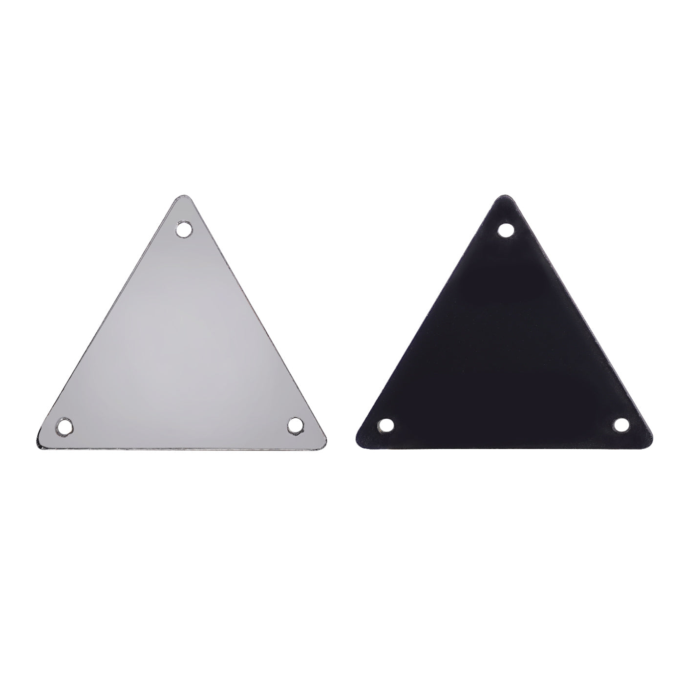 Triangle Shape Multi Colors Acrylic Sew-on Mirror For Dance Costume