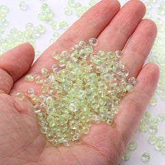 TMAB007 Transparent AB Drop Shape Glass Seed Beads WholesaleRhinestone