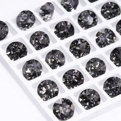 Black Diamond XIRIUS Chaton Shape High Quality Glass Pointed Back Fancy Rhinestones