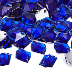 Cosmic Sapphire Resin Sew-on Rhinestones For Dance Costume