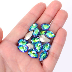 Sphinx Pear Shape High Quality Glass Pointed Back Fancy Rhinestones