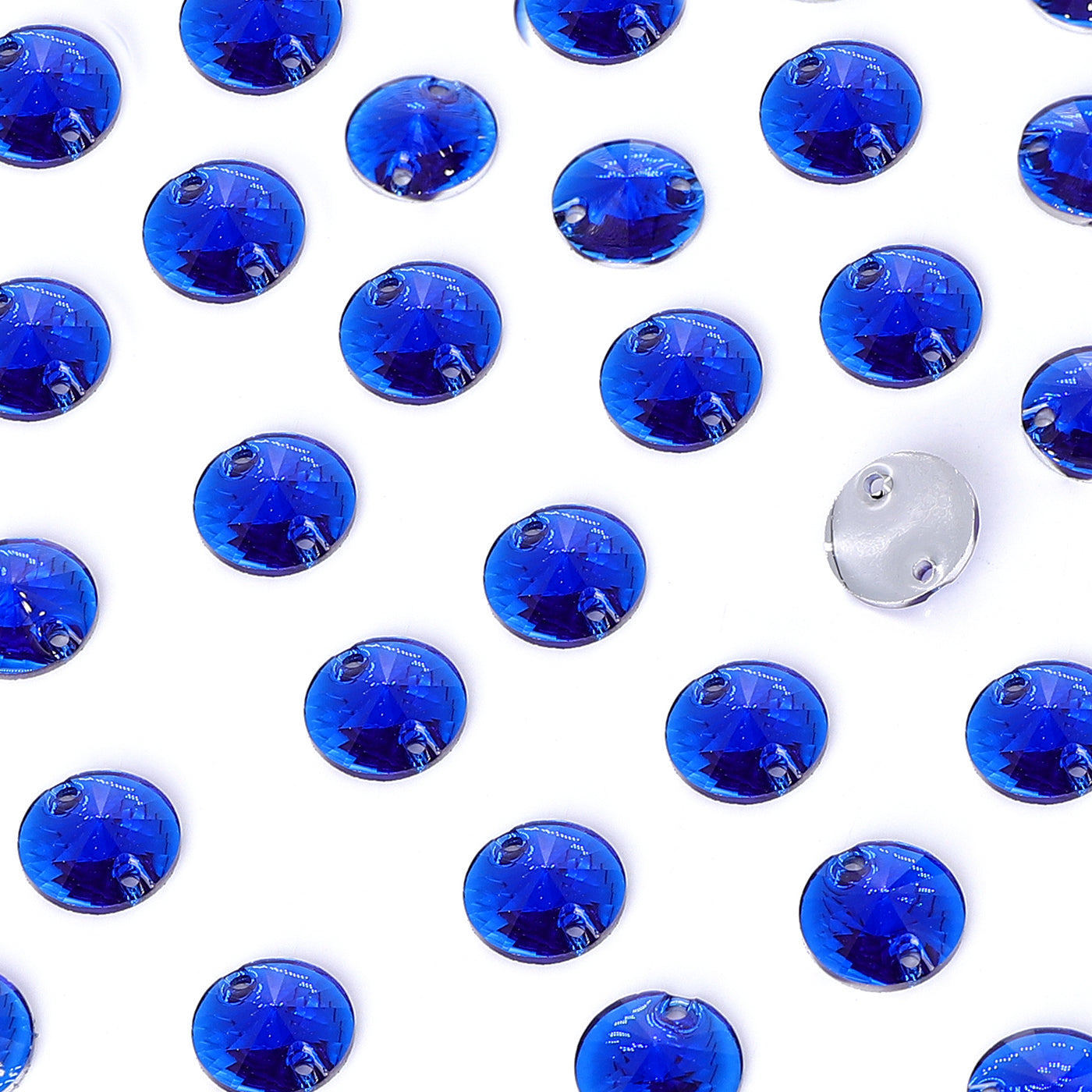 Rivoli Sapphire Resin Sew-on Rhinestones For Dance Costume