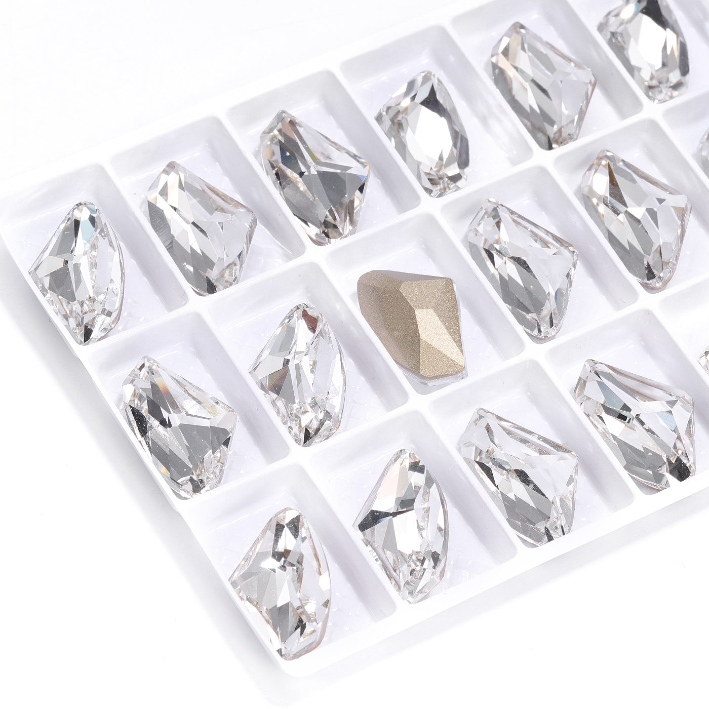 Crystal Galactic Shape High Quality Glass Pointed Back Fancy Rhinestones