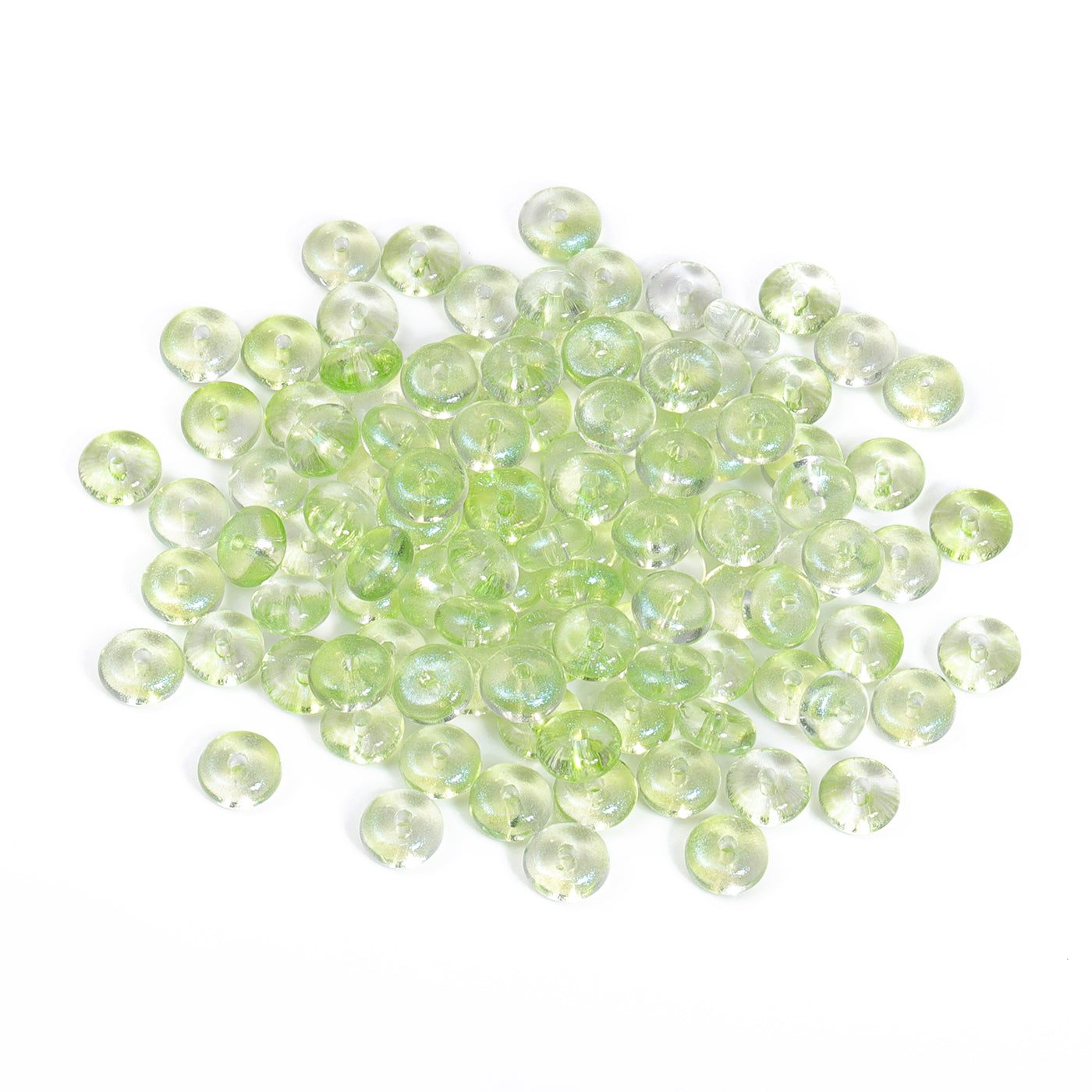 TMTG003 Transparent Candy Series Lucky Buckle Shape Glass Seed Beads WholesaleRhinestone