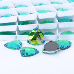 Sphinx Trilliant Shape High Quality Glass Sew-on Rhinestones
