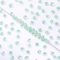 TMAB008 Transparent AB Drop Shape Glass Seed Beads