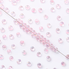 TMAB013 Transparent AB Drop Shape Glass Seed Beads