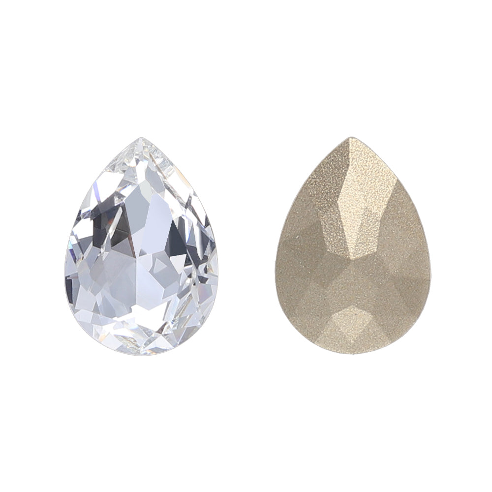 Crystal Pear Shape High Quality Glass Pointed Back Fancy Rhinestones