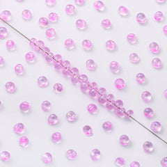 TMAB014 Transparent AB Drop Shape Glass Seed Beads WholesaleRhinestone