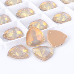 Silk AM Trilliant Shape High Quality Glass Sew-on Rhinestones