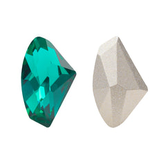 Emerald Galactic Shape High Quality Glass Pointed Back Fancy Rhinestones