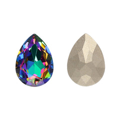 Volcano Pear Shape High Quality Glass Pointed Back Fancy Rhinestones