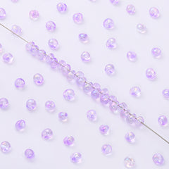 TMAB012 Transparent AB Drop Shape Glass Seed Beads