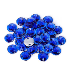 Rivoli Sapphire Resin Sew-on Rhinestones For Dance Costume