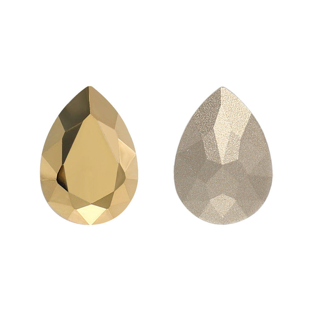 Dorado Pear Shape High Quality Glass Pointed Back Fancy Rhinestones