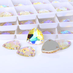 Paradise Shine Trilliant Shape High Quality Glass Sew-on Rhinestones