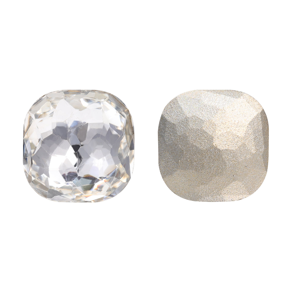 Crystal Fantasy Cushion Square Shape High Quality Glass Pointed Back Fancy Rhinestones