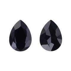 Jet Pear Shape High Quality Glass Pointed Back Fancy Rhinestones