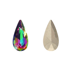 Volcano Teardrop Shape High Quality Glass Pointed Back Fancy Rhinestones