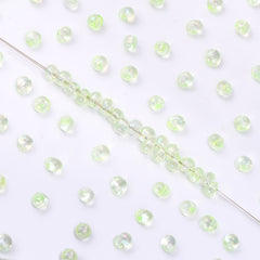 TMAB007 Transparent AB Drop Shape Glass Seed Beads WholesaleRhinestone