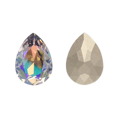 Ghost Light Pear Shape High Quality Glass Pointed Back Fancy Rhinestones