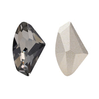 Black Diamond Galactic Shape High Quality Glass Pointed Back Fancy Rhinestones