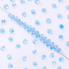 TMAB005 Transparent AB Drop Shape Glass Seed Beads