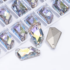 Crystal Transmission De-Art Shape High Quality Glass Sew-on Rhinestones WholesaleRhinestone