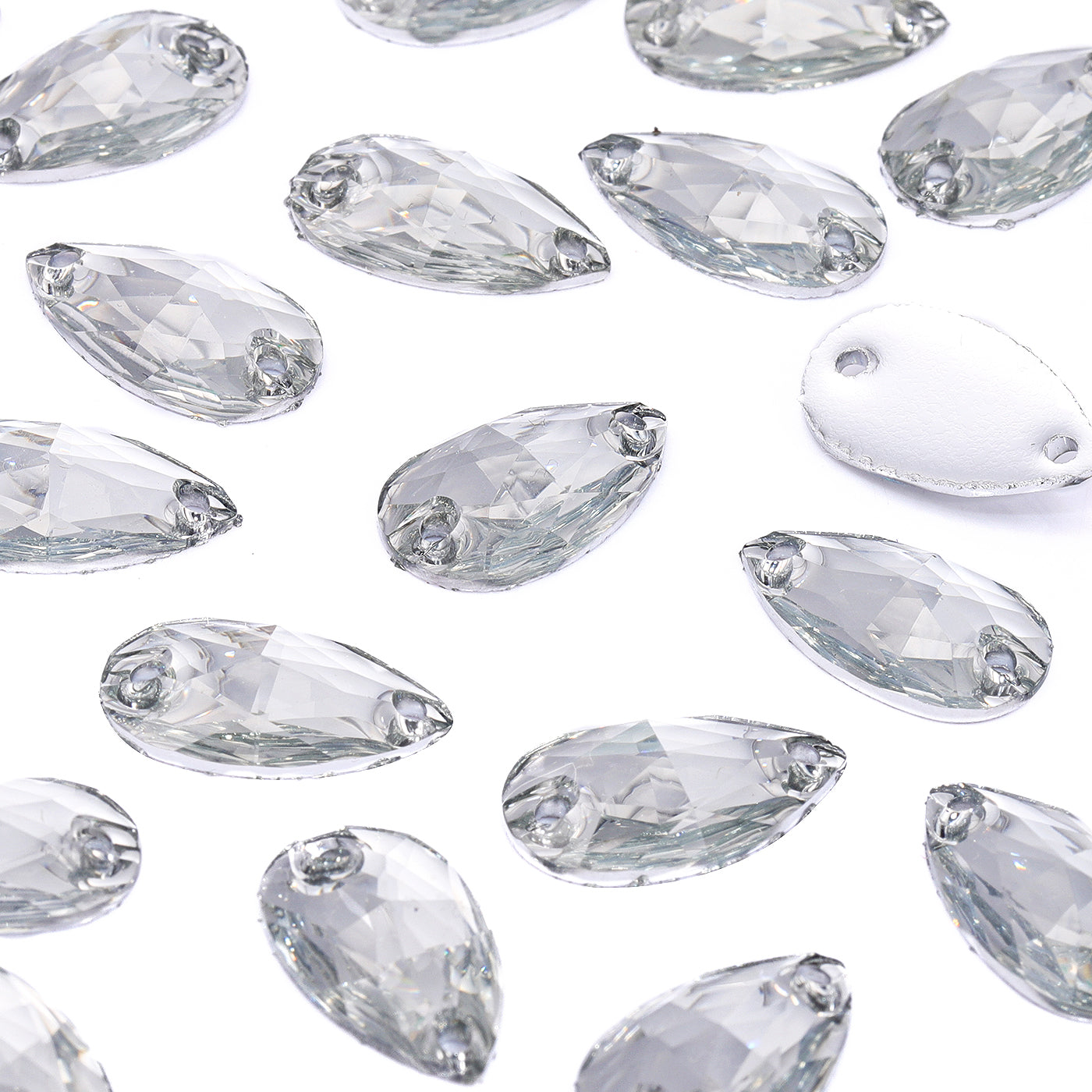 Drop Crystal Resin Sew-on Rhinestones For Dance Costume