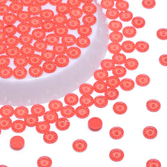 Neon Coral Red Glass FlatBack Neon Rhinestones