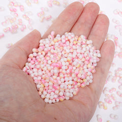 RNB013 Rainbow Effect Peanut Beads Shape Glass Seed Beads